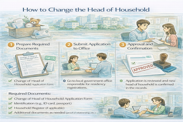 세대주 변경 신청 방법과 필요 서류 절차 안내 이미지