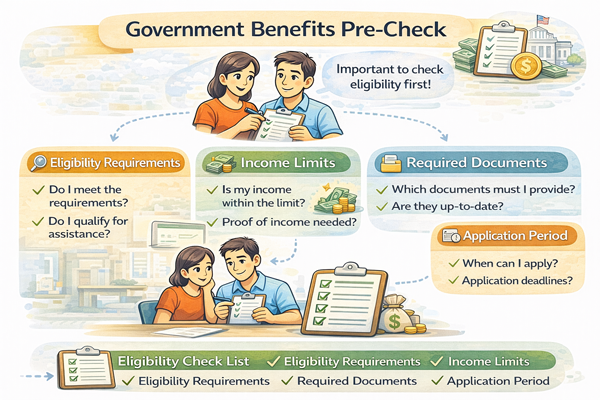 정부 지원금 신청 전 반드시 확인해야 할 조건 체크리스트