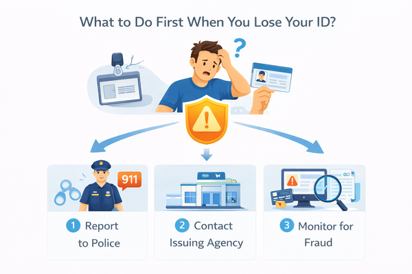신분증 분실 시 가장 먼저 해야 할 행정 절차 안내 이미지